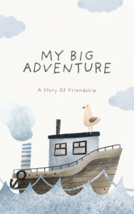 Beige Watercolor Illustrative Children's Book Cover