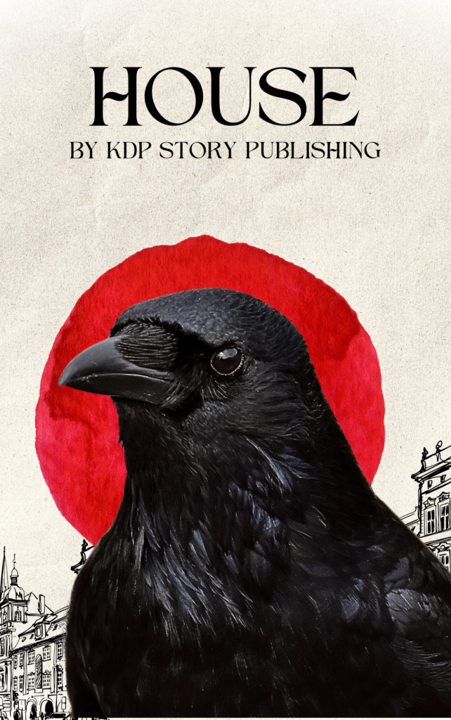Black And Red Mystery Novel Book Cover
