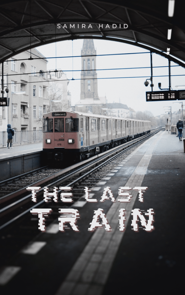 Black and White Train Book Cover