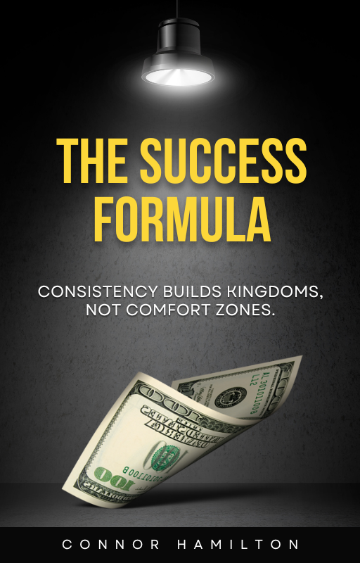 Black and Yellow Bold Success Wattpad Book Cover